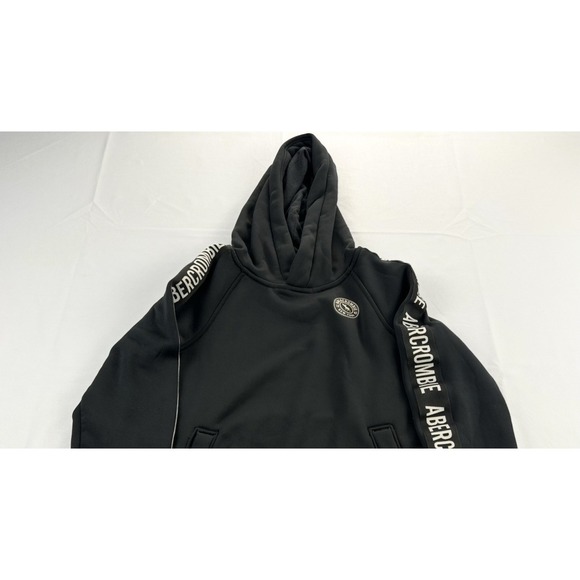 Abercrombie & Fitch Other - Abercrombie Kids Hoodie 5/6 Black Logo Pullover Hooded Youth Sweatshirt Boy Girl